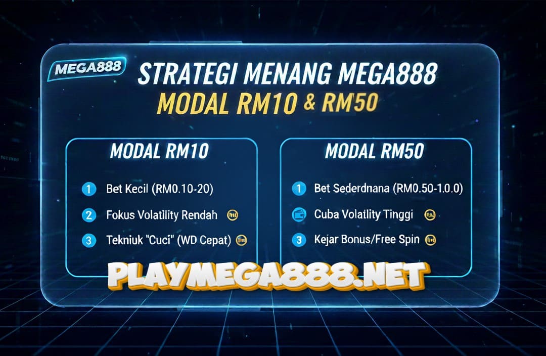 Strategi Menang Mega888 Modal rm10 dan rm50 Strategi Menang Mega888 Modal rm10 dan rm50